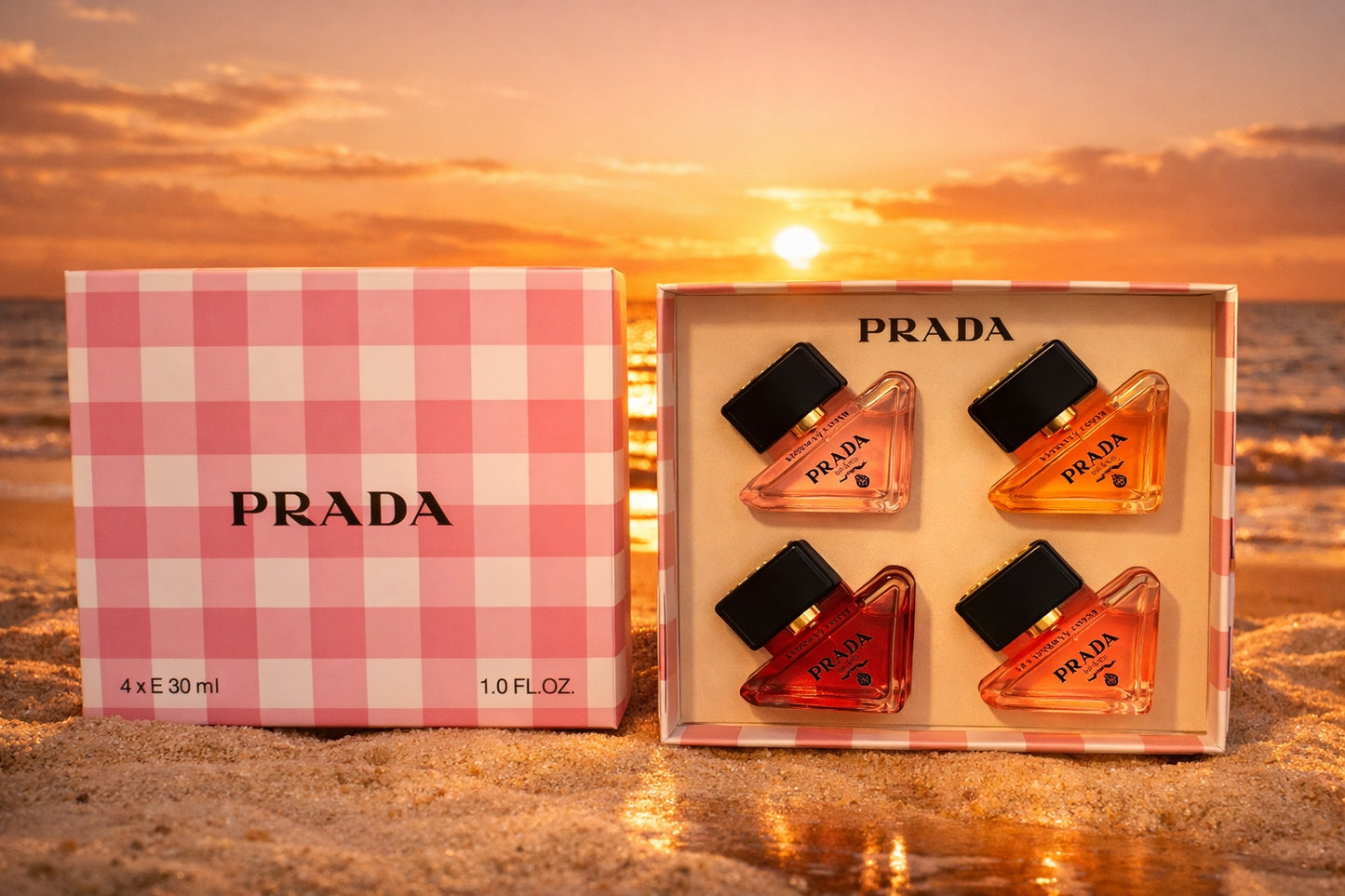 Prada Mini Fragrance Set Pink
