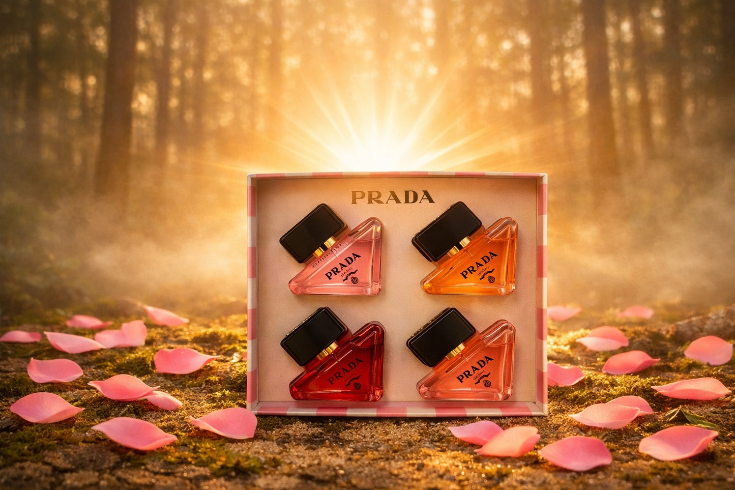 Prada Mini Fragrance Set Pink